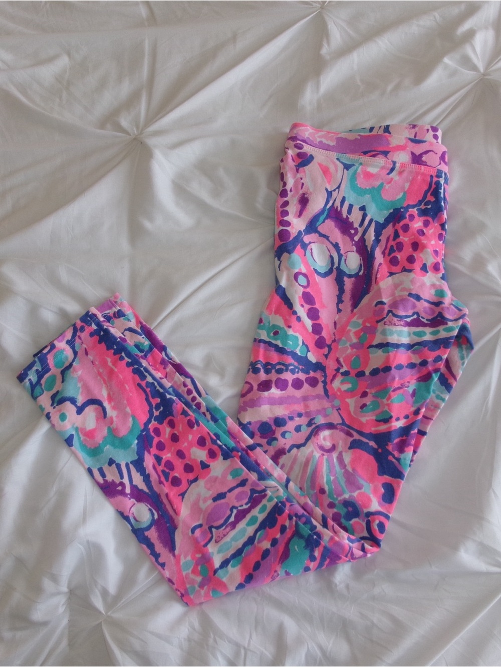 Girls' Lily Pulitzer Bright Multi-Color Printed Leggings
